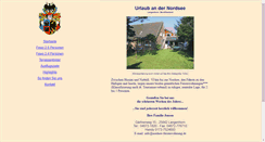 Desktop Screenshot of nordsee-ferienwohnung.de