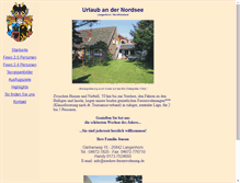 Tablet Screenshot of nordsee-ferienwohnung.de